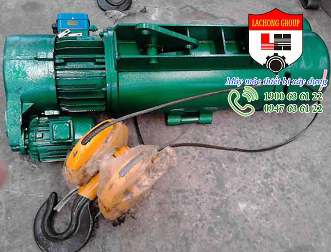 Pa lăng c&aacute;p điện Hugo CD2-12 2 tấn 12 m&eacute;t 380V