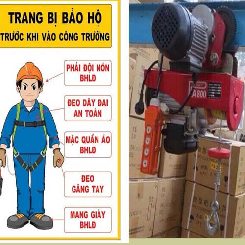 9 nguy&ecirc;n nh&acirc;n g&acirc;y tai nạn khi sử dụng tời điện cần biết 