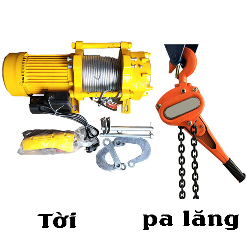 Điểm giống v&agrave; kh&aacute;c nhau giữa tời v&agrave; pa lăng CHI TIẾT nhất 